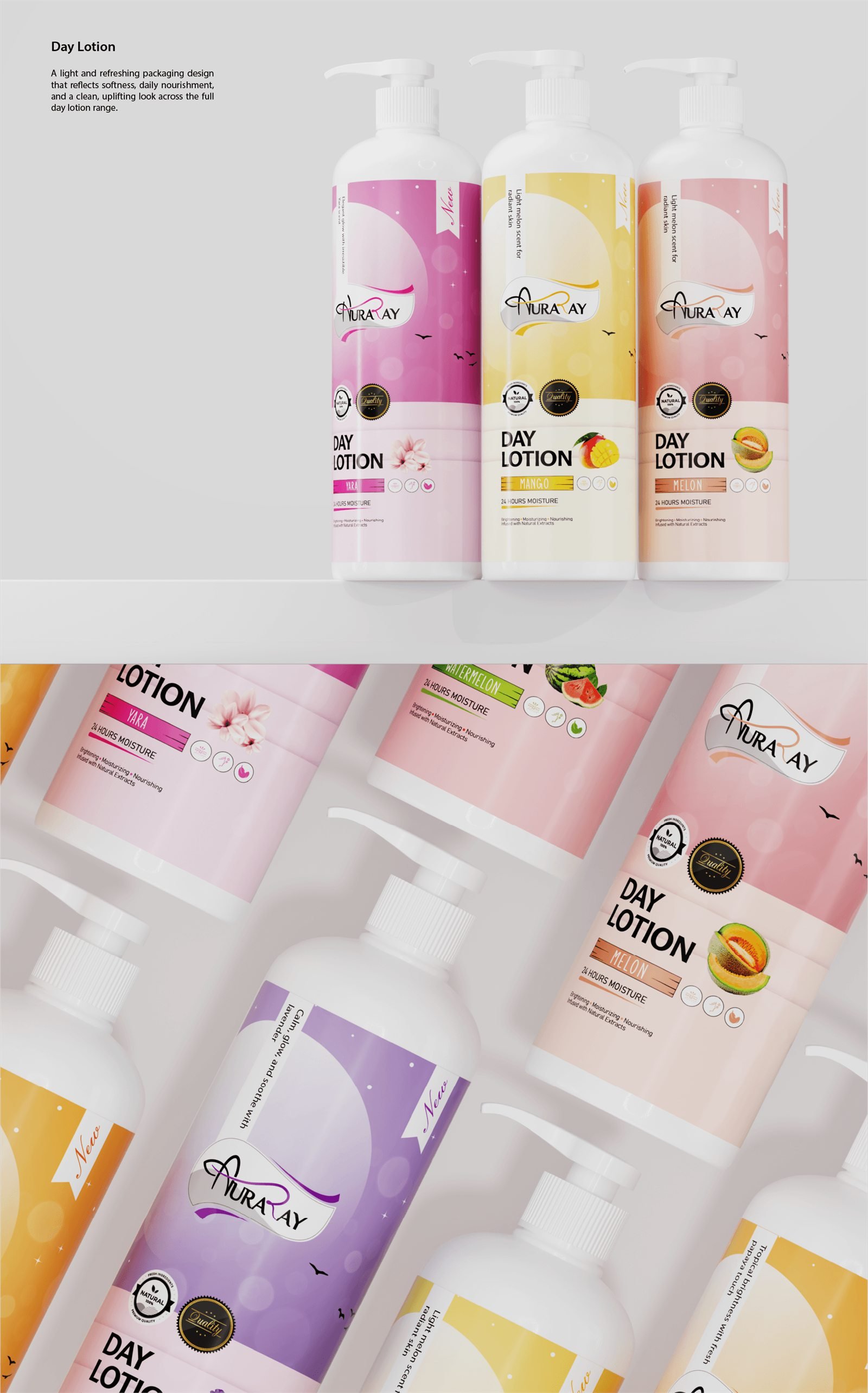 Auraray day lotion