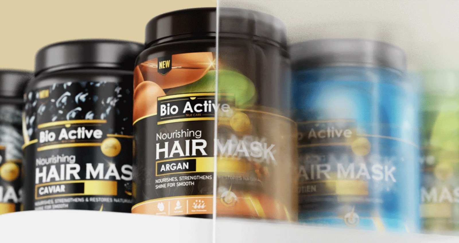 Bio Active charcoal haircare range